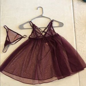 NWT Victoria secret lingeries w/ thong